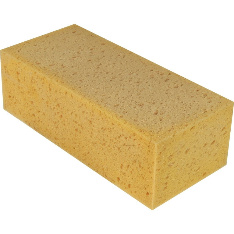 Unger Open Cellulose Sponge - 10/Carton - Cellulose, Foam - Yellow Unger Open Cellulose Sponge - 10/Carton - Cellulose, Foam - Yellow