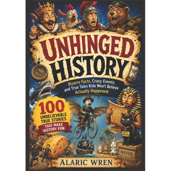 Unhinged History: Bizarre Facts, Crazy Events, and True Tales Kids Won't Believe Actually Happened, (Paperback)