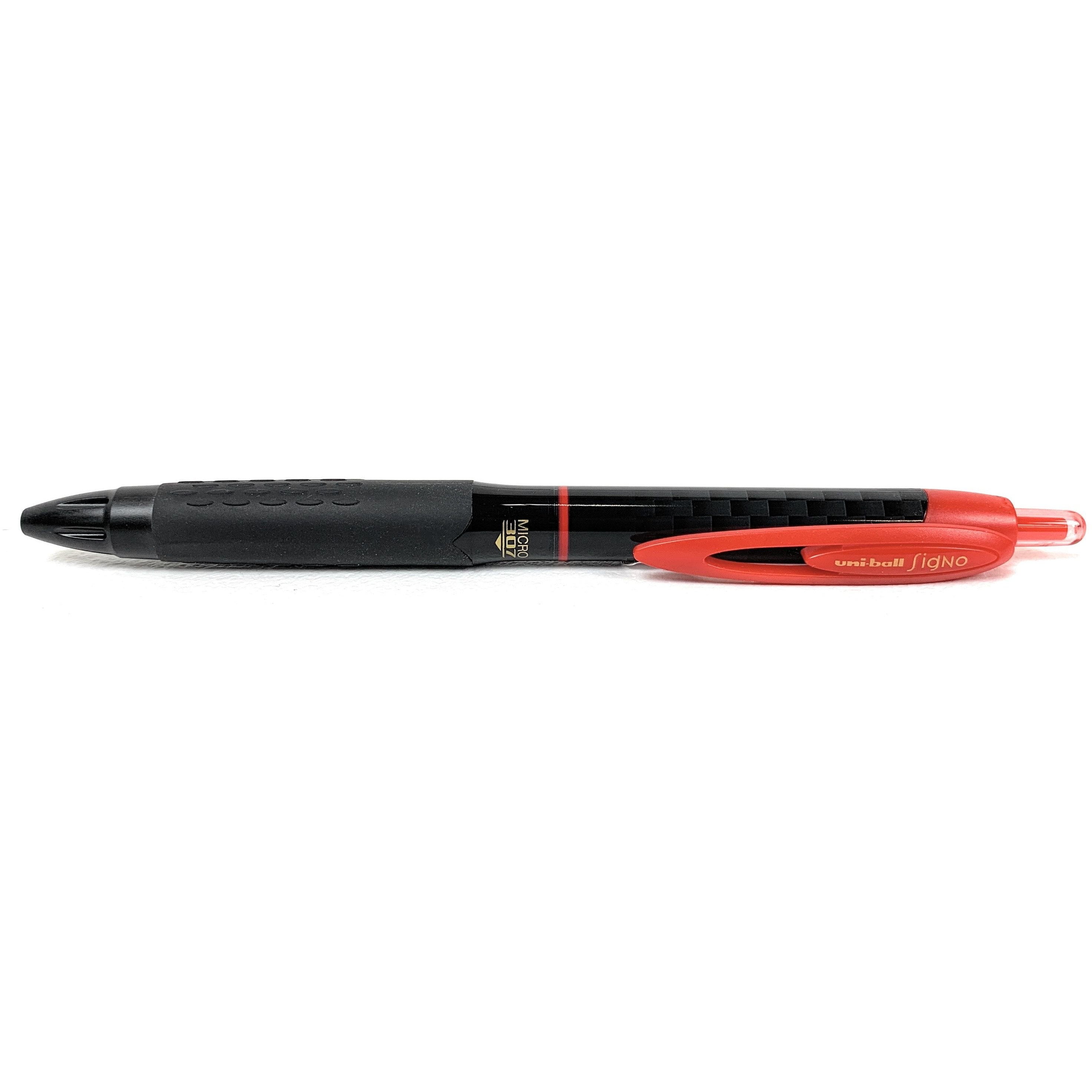 UniBall 307 Retractable Gel Pen .5mmMicro Red