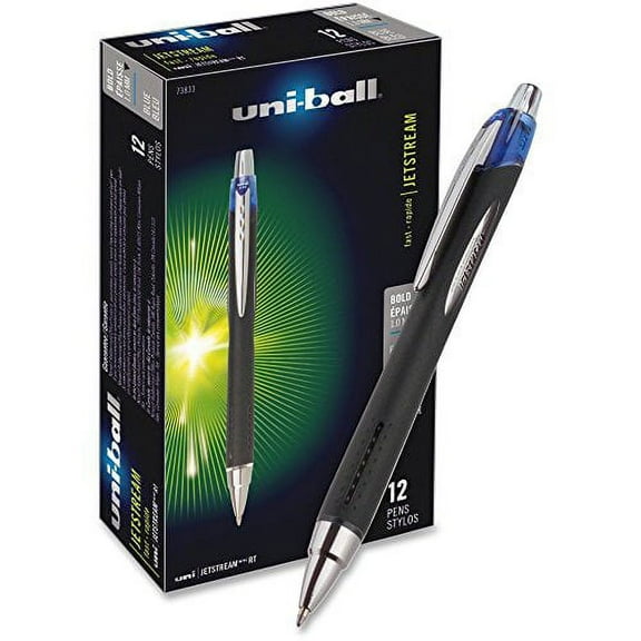 Uni-Ball 73833DZ Jetstream RT Bold Tip Ballpoint Pens