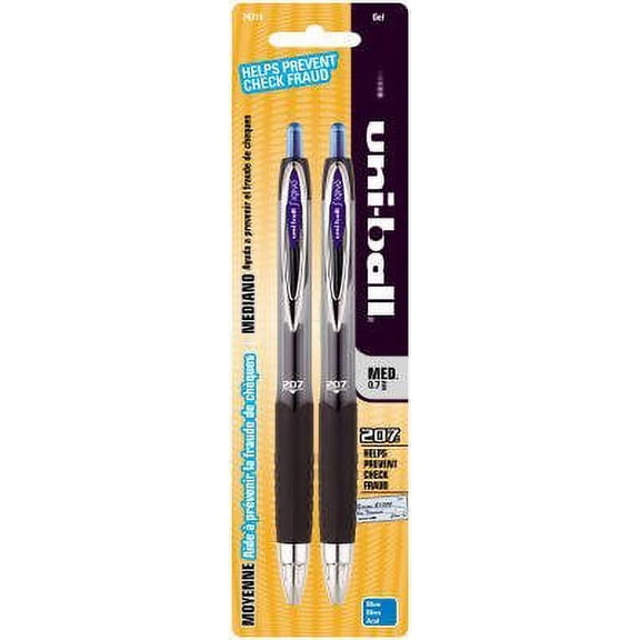 Uni-Ball Gel Pen Blue Pack 2