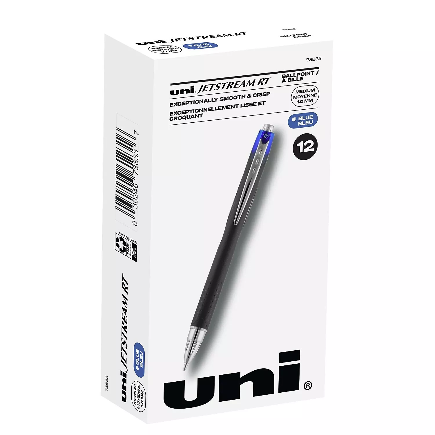 Uni Jetstream SX101 Kugelschreiber – 1,0 Mm Spitze, Blaue Tinte, Wasserfest & Schnell Trocknend