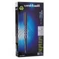 thumbnail image 1 of Uni-Ball Onyx Roller Ball Stick Dye-Based Pen, Blue Ink, Fine, Dozen, 1 of 7