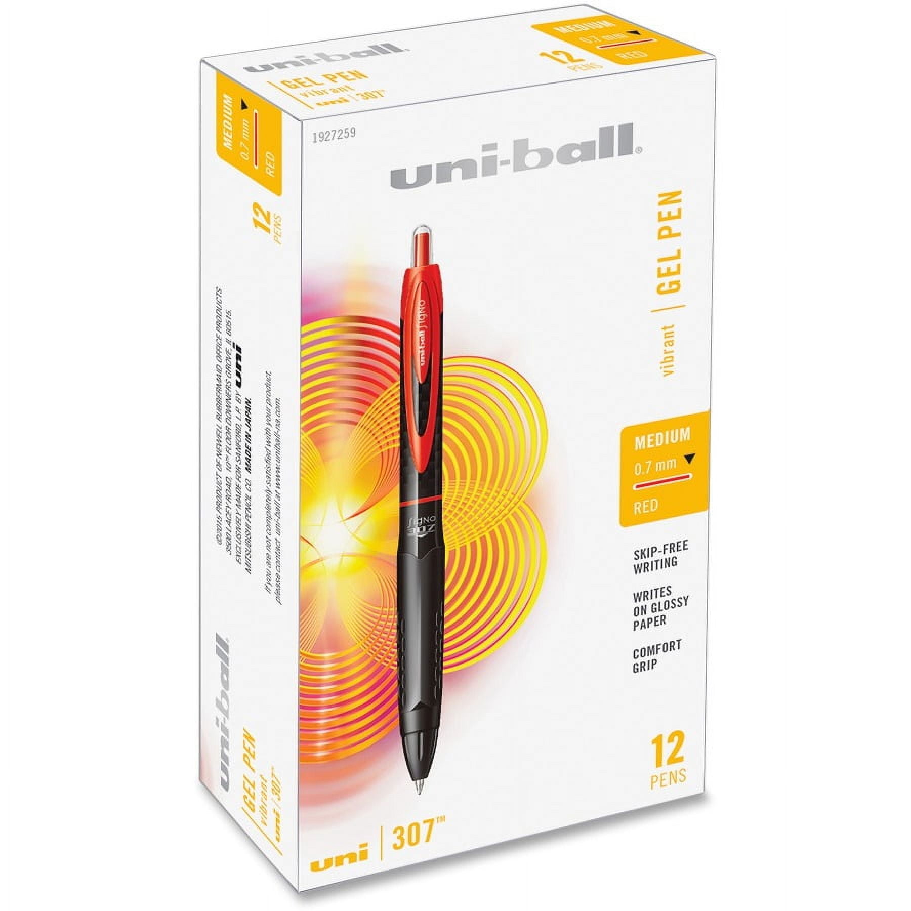 Uni-Ball, SAN1927259, 307 Gel Ink Pen, 12 / Box - Walmart Business