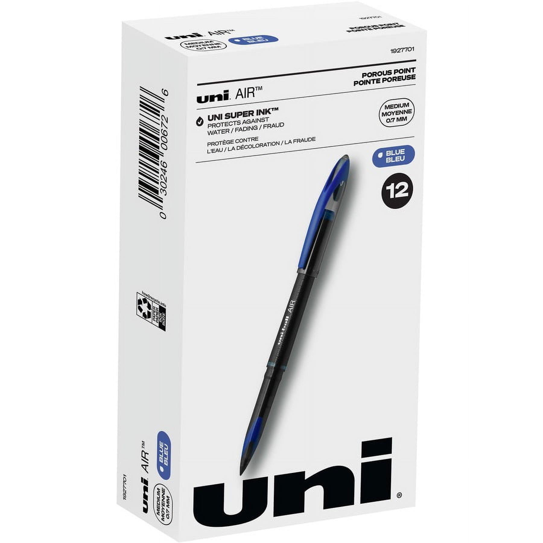 Uni-Ball, SAN1927701, 0.7mm Rollerball Pens, 12 / Dozen