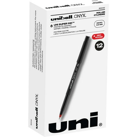 Uni-Ball, SAN60042, Onyx Rollerball Pens, 12 / Dozen