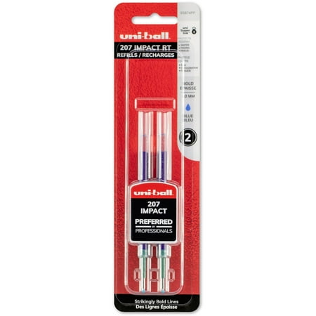 Uni-Ball, SAN65874PP, Gel Impact RT Refills, 2 / Pack