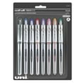 UniBall Vision Elite Rollerball Pens, 8 Pack, FastDrying Ink, LeakResistant, Assorted Colors