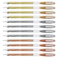 thumbnail image 1 of Uni-Ball Signo Gel Stick Pen, 0.7mm, Medium Point, Metallic Assorted, 12-Count, 1 of 4