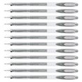 thumbnail image 1 of Uni-Ball Signo Gel Stick Pen, 0.7mm, Medium Point, Metallic Silver, 12-Count, 1 of 2