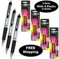 thumbnail image 1 of Uni-Ball Signo Impact 207 Rt 65870 Pack of 3 with 4 Packs of Refills 65873 Black Gel Ink 1.0mm Bold Point, 1 of 3