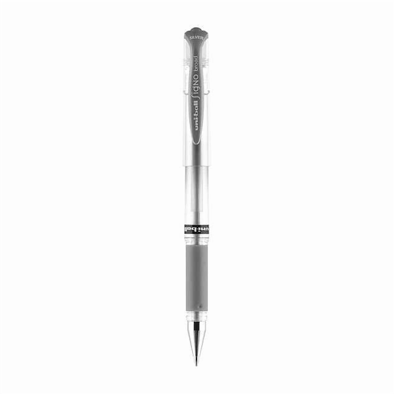 Uni-Ball Silver Gel Pen,PK12 60658