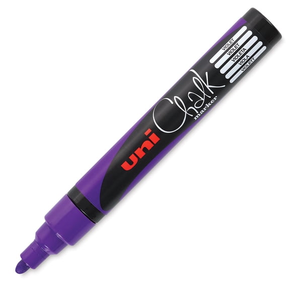 Uni Chalk Marker - Violet, 5 mm