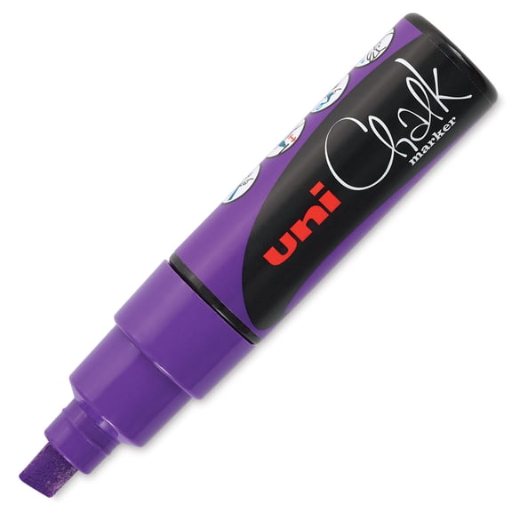 Uni Chalk Marker - Violet, 8 mm