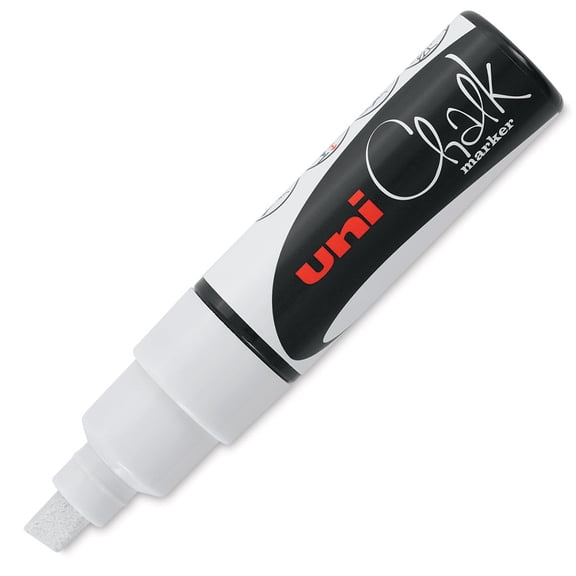 Uni Chalk Marker - White, 8 mm