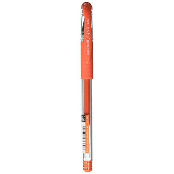 Uni Gel Ball Point Pen UniBall Signo Extra Fine 0.38mm, Mandarin