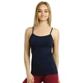 thumbnail image 1 of Uni Hosiery Co. CM900FREENAV Sofra Ladies Poly Camisole - Navy, 1 of 35