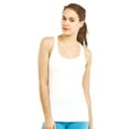 thumbnail image 1 of Uni Hosiery Co. TT402LWHITE Sofra Ladies Racerback Jersey Tank Top - White, 1 of 2