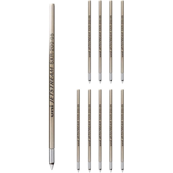 Uni Jet Stream Prime High Grade Multi Ballpoint Pen - Refill - 0.5mm - Black - SXR-200-05 10 Set