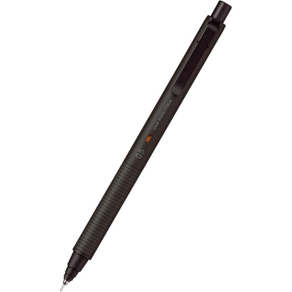Uni Kuru Toga Metal Mechanical Pencil, Auto Lead Rotation, 0.5mm Fine Point, All-Metal Body, Nocturne Black, M5KH1P.24