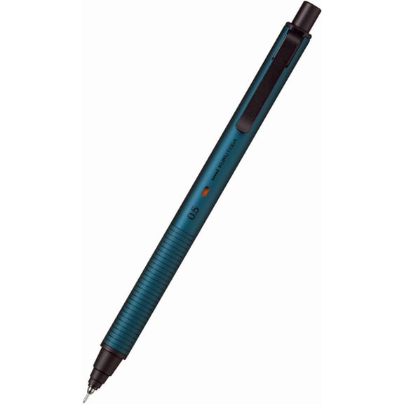 Uni Kuru Toga Metal Mechanical Pencil, Auto Lead Rotation, 0.5mm Fine Point, All-Metal Body, Silent Blue, M5KH1P.10