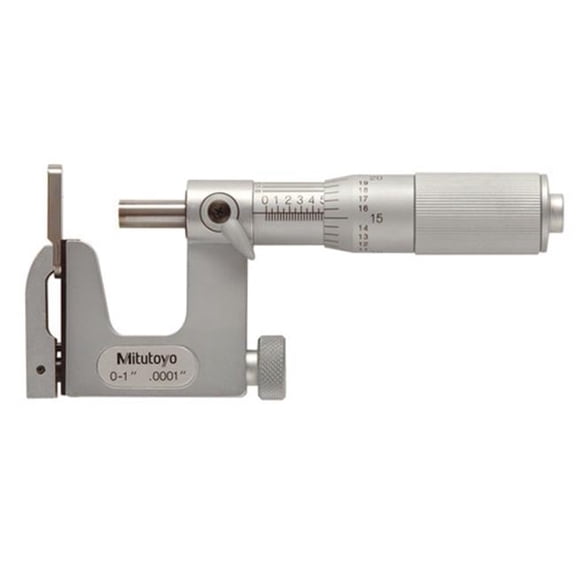 Uni-Mike Interchangeable Anvil Micrometer - Carbide Spindle Face - 0-1 in.