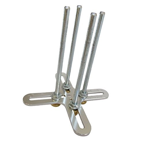 Uni-Monkey Paracord Tool Jig ~ Makes Ball Knots From 5/8" to 4" (Silver)