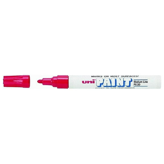 Uni Paint Marker Medium Point Red Dozen 63602DZ