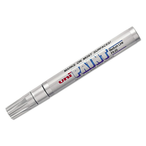 uni-Paint Marker Medium Point Metallic Silver 63614