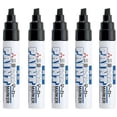 thumbnail image 1 of Uni-Paint PX-30 Oil-Based Paint Marker, Broad Point, Chisel Tip, Black, 5-Count, 1 of 3