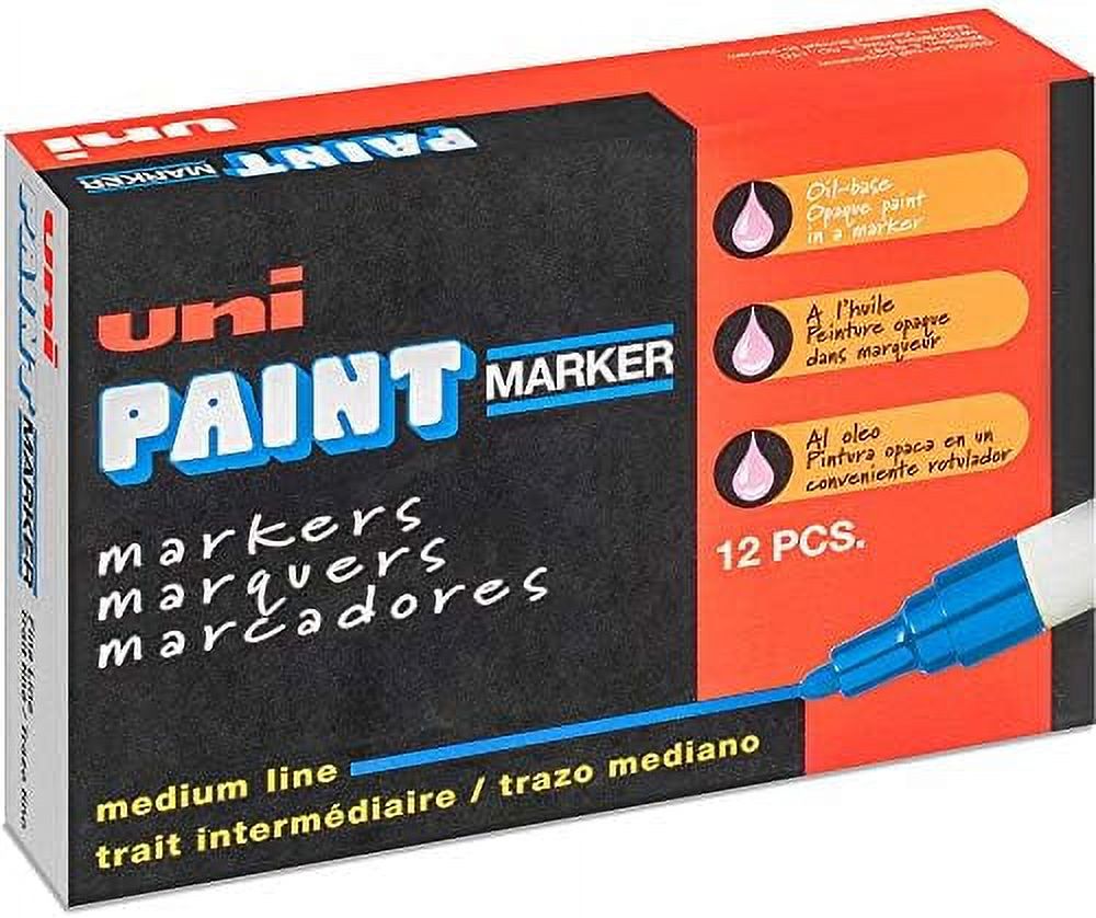 Uni Paint Permanent Paint Marker Paint Based Reds Color Family uni-paint-permanent-paint-marker-paint-based-reds-color-family