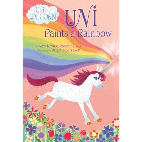 Pre-Owned Uni Paints a Rainbow (Uni the Unicorn) Paperback