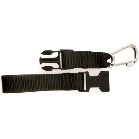 Uni-Quik Stainless Steel #2 Carabiner with Webbing and QR Buckle, Male