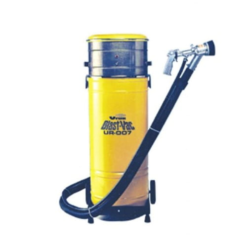 Uni-Ram UR007 Blast Vac Reclaiming Sandblaster Yellow 40 Pound Capacity