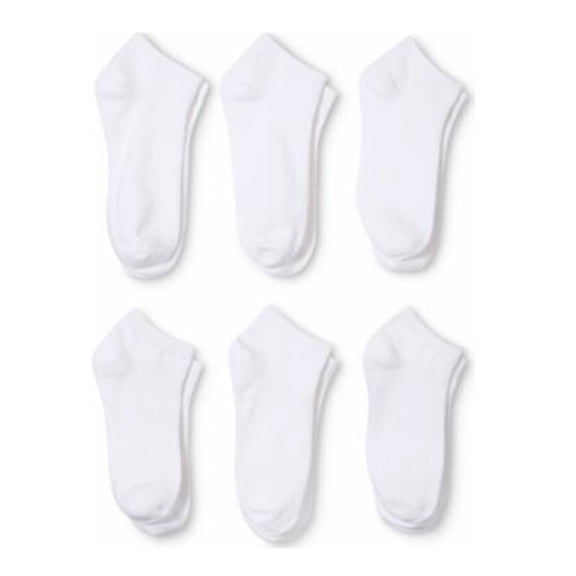 Uni Style Apparel Low Cut No Show Socks 60 Pack Black White Polyester Ankle