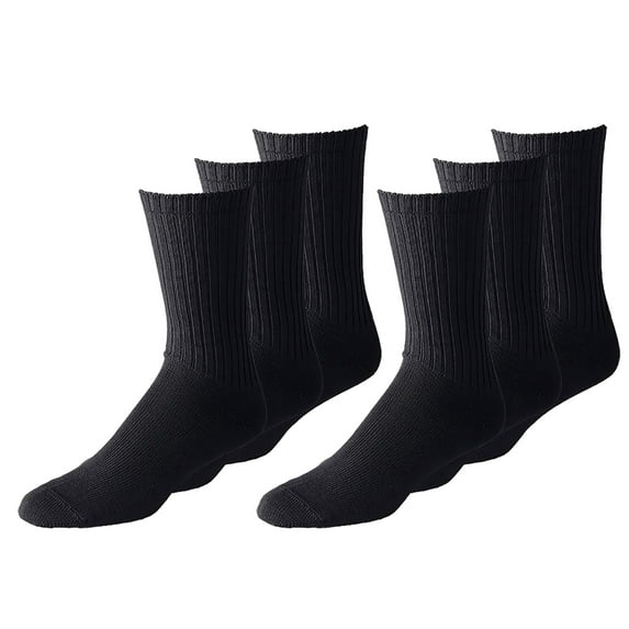 Uni Style Apparel Unisex Crew Athletic Sports Cotton Socks 36 Pack 3 Colors