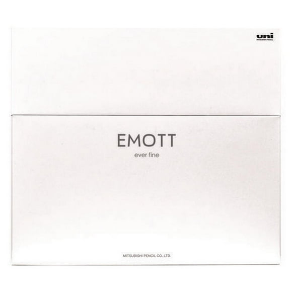 Emott Ever Fine Porous Point Pen, Stick, Fine 0.4 Mm, Assorted Ink Colors, White Barrel, 40/pack