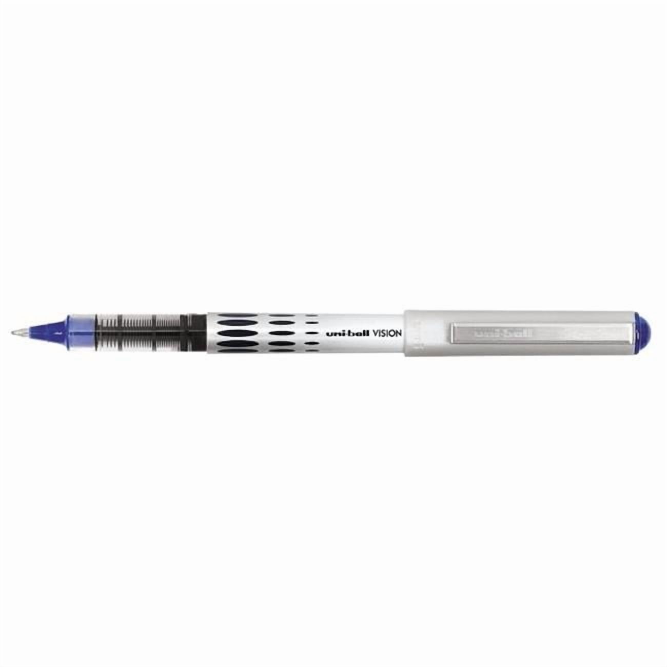 Uni-ball 002826 Vision Waterproof Rollerball Pen- 0.5 Mm. Micro Tip- Blue