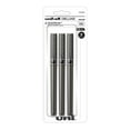 thumbnail image 1 of Uni-ball Deluxe Rollerball Pens, Micro Point (0.5mm), Black, 3 Count, 1 of 8