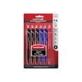 thumbnail image 1 of Uni-ball JETSTREAM ELEMENTS - Ballpoint pen - black, red, blue - 0.7 mm - medium - retractable (pack of 6), 1 of 8