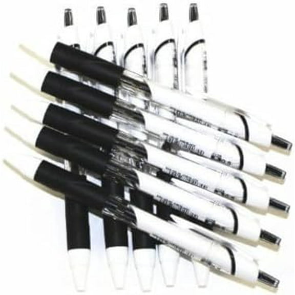 Uni-ball Jetstream Extra Fine Point Retractable Roller Ball Pens,-rubber Grip Type -0.5mm-black Ink-value Set of 10$$Office