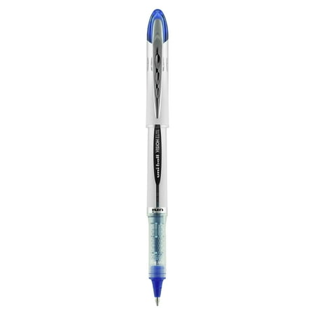 Uni-ball VISION ELITE Roller Ball Stick Waterproof Pen, Blue Ink Bold 69024
