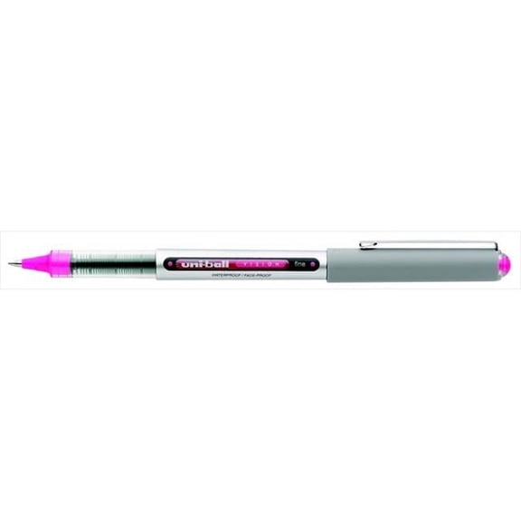 Uni-ball Vision Waterproof Rollerball Pen, 0.7 Mm. Fine Tip, Passion Pink