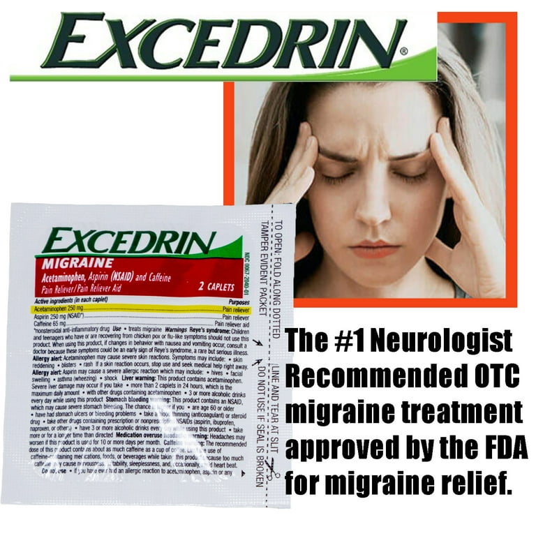 Excedrin Migraine 6 Count of Single Dose - Walmart.com