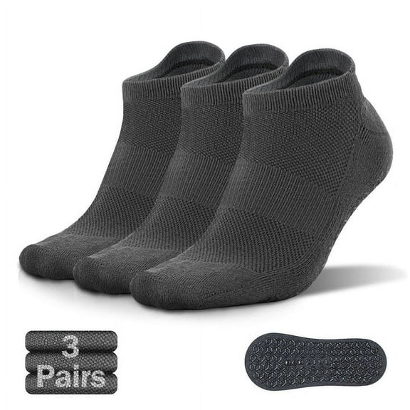 Newzill Yoga Socks, Non-Slip Grip, Ideal for Pilates, Ballet, Dance, 3-Pack, Small/Medium