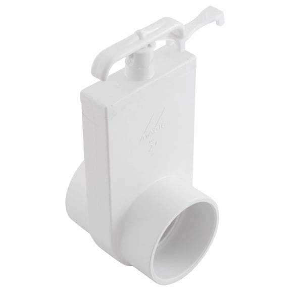 UniBody Magic Gate Valve 2 Inch Slip x 2 Inch Slip 80 PSI - PVC Irrigation Pool Spa Plumbing Replacement Parts