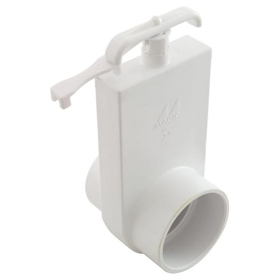 UniBody Magic Gate Valve 2 Inch Slip x 2 Inch Spigot - 100 PSI PVC Irrigation Pool Water Control Valve