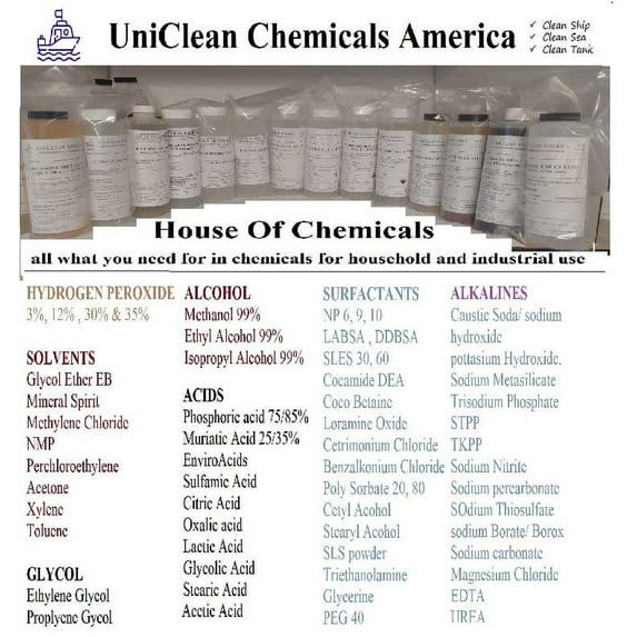UniClean America Water Glass - N Clear Sodium Silicate 37% - High Purity - Made in USA - Size: 16 fl oz