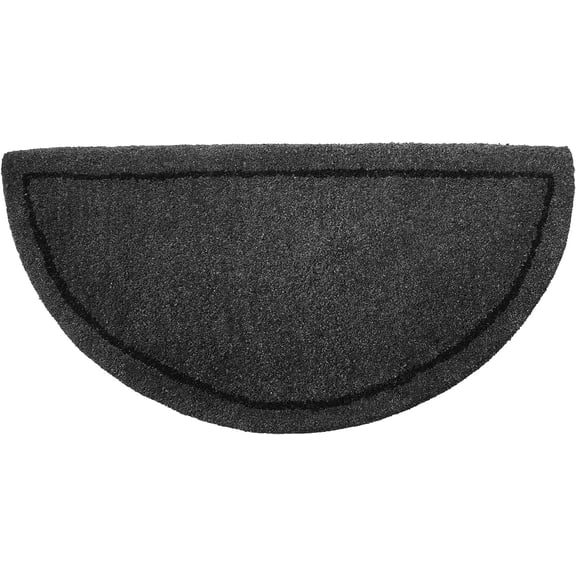 Uniflame R-6000 Gray Hand-Tufted 100% Wool Hearth Rug