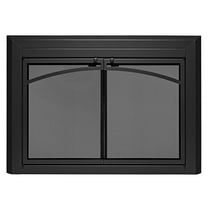UniFlame "Gerri" Cabinet-style Fireplace Doors with Smoke Tempered Glass